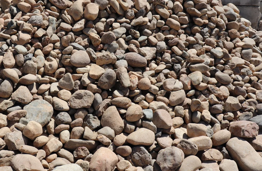 4" - 8" Gold Cobble — Roundtree Rock & Gardening, Sacramento CA